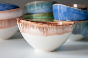 Porcelain Angled Large Bowl, Irregular Shape, 2 of 5