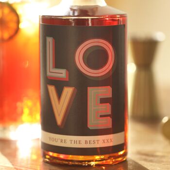 Personalised 500ml Bold Love Rum, 2 of 3