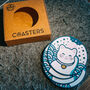 Cat Gift Lucky Cat Pvc Coaster Gift For Cat Lovers, thumbnail 3 of 3
