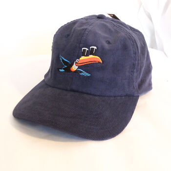 Vintage Toucan Embroidered Corduroy Hat, 3 of 7