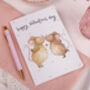 Cute Mice Valentine Card For Him Or Her, thumbnail 2 of 2