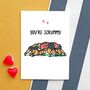 Funny Rugby Valentine's Card, thumbnail 1 of 2