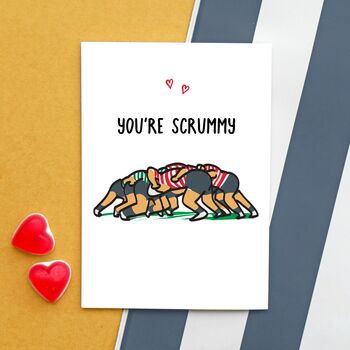 Funny Rugby Valentine's Card, 2 of 2