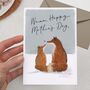 Cute Foxes Happy, Mother's Day Nana Card, thumbnail 2 of 2