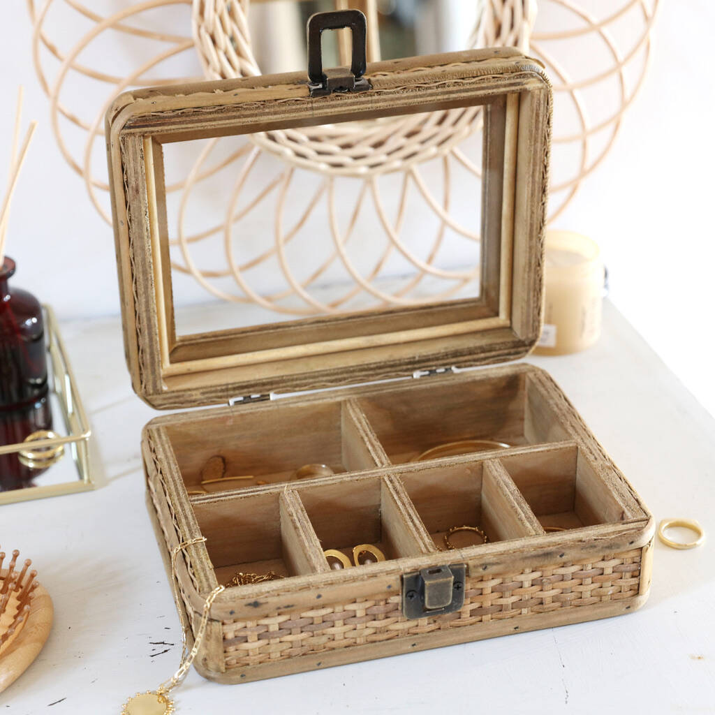 Rattan Jewellery Box By Lisa Angel