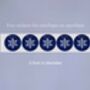 Five White Christmas Snowflake Butterfly Cards, thumbnail 3 of 11