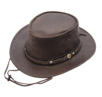 Men's Leather Hat The Prospector, 6 of 10