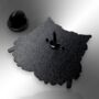 Ragdoll Grumpy Long Haired Cat Enamel Pin Badge, thumbnail 7 of 9