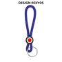 Keychain Rope Effect With Large Loop And Zinc Fixings, thumbnail 7 of 7