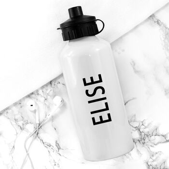 Personalised Not So Sporty Water Bottle, 9 of 12