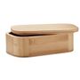 Natural Bamboo Divider Lunch Box, thumbnail 3 of 5