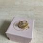 Adjustable 18 K Gold Plated Vine Leaf Ring, thumbnail 6 of 9