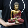 Red And Gold Buddha Large, thumbnail 2 of 6