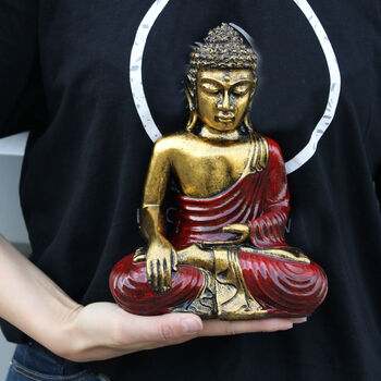 Red And Gold Buddha Large, 2 of 6