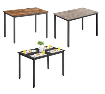 Rectangle Dining Table Industrial Kitchen Table Room Desk, 7 of 7