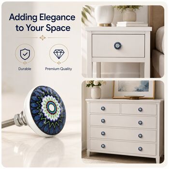 Bohemian Floral Drawer Knob, 7 of 8