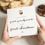 Personalised First Christmas Great Grandparents Card, thumbnail 1 of 7