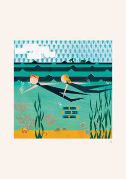Limited Edition Sea Swimmers A2 Giclée Art Print, 2 of 7
