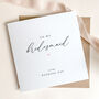 To My Bridesmaid On My Wedding Day Card, thumbnail 4 of 4