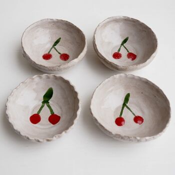 Mini Cherry Gloss Ceramic Ring Dish, 2 of 7