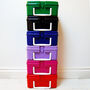 Personalised Retro Plastic Rainbow Lunchbox, thumbnail 4 of 4