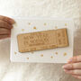Personalised Wooden Ticket Gift Experience Card, thumbnail 2 of 9