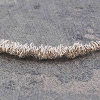 Loops Sterling Silver Drop Earrings, 7 of 8