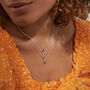 Hampton Emerald And Sterling Silver Necklace, thumbnail 5 of 6