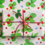 Strawberry Illustrated Wrapping Paper, thumbnail 2 of 4
