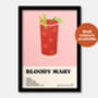 Bloody Mary Cocktail Print, thumbnail 3 of 7