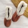 Honey Luxury Leather Boots Slippers, thumbnail 5 of 8