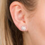 Daisy Sterling Silver Stud Earrings, thumbnail 1 of 4