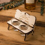 Personalised Bench With Shot Glasses, thumbnail 1 of 3