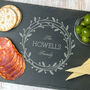 Personalised Christmas Cheese Board For Family, thumbnail 1 of 5