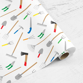 Gardening Tools Wrapping Paper, 3 of 3