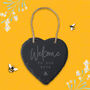 The Beekeeper 'Welcome To Our Hive' Hanging Heart, thumbnail 1 of 2