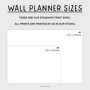 Personalised 2025 Wall Planner A2 Or A1 Calendar, thumbnail 4 of 4