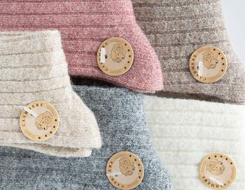 Natural Cashmere Socks, Wool Soft And Warm, 4 of 12