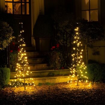 Two Twinkly Door Trees, 2 of 2