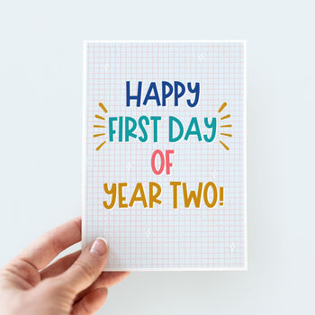 Happy First Day Back At School Card For Kids, 3 of 7