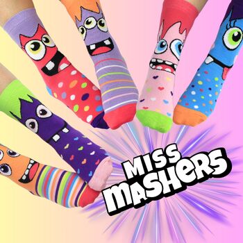 United Oddsocks Mini Mashers Girls Gift Box Set, 4 of 5