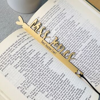 Personalised Teacher's Bookmark, 2 of 6