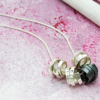 Contemporary Personalised Scroll Necklace, 9 of 11