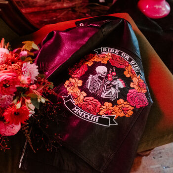 Ride Or Die Floral Bridal Jacket, 4 of 8