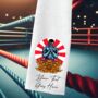 Personalised Muay Thai Martial Arts Gift Sport Hand Towel, thumbnail 1 of 2