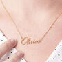 Custom Gold Name Necklace, thumbnail 1 of 11