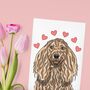 Custom Valentine's Day Card For Afghan Hound Owner, thumbnail 1 of 12