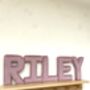 Velvet Fabric Letters, thumbnail 4 of 9