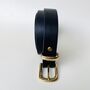 Handmade Men's Leather Belt, thumbnail 2 of 6