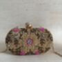 Gold Oval Clutch Bag, thumbnail 3 of 10